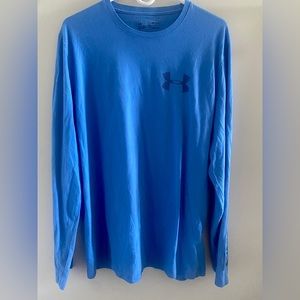 Blue Under Armour Long sleeve shirt, Size Mens Medium, Hardly worn